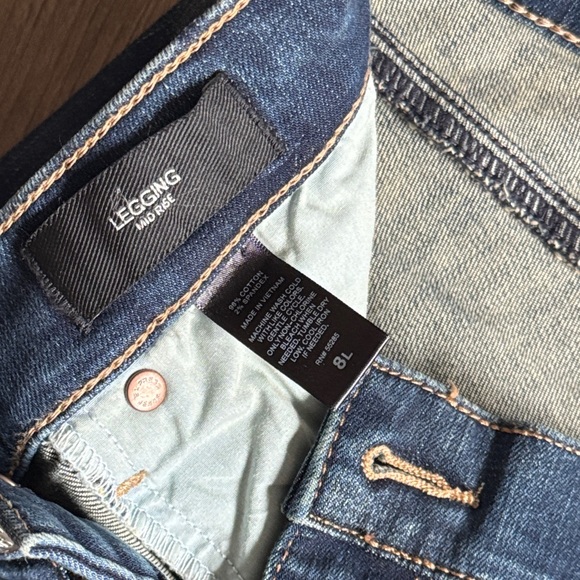 Ripped Dark Blue Women’s Skinny Jeans - Picture 3 of 12